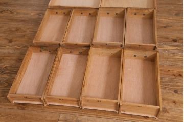 アンティーク家具　昭和レトロ　ラワン材　ワイドサイズの両袖デスク(机、在宅ワーク、在宅用カウンター)