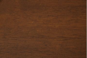 アンティーク家具　昭和レトロ　ラワン材　ワイドサイズの両袖デスク(机、在宅ワーク、在宅用カウンター)