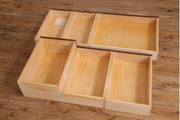 絶版品!　北海道民芸家具　風格漂う両袖ライティングビューロー(デスク、在宅ワーク、在宅用両袖机)(1)