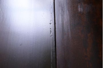 絶版品!　北海道民芸家具　風格漂う両袖ライティングビューロー(デスク、在宅ワーク、在宅用両袖机)(1)