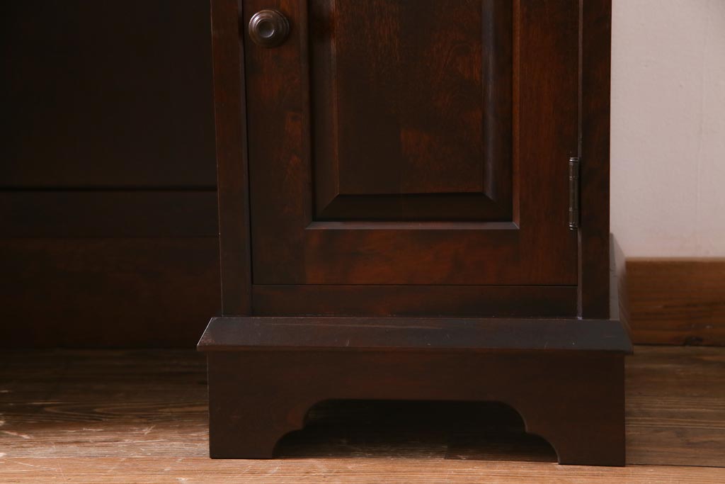 絶版品!　北海道民芸家具　風格漂う両袖ライティングビューロー(デスク、在宅ワーク、在宅用両袖机)(1)