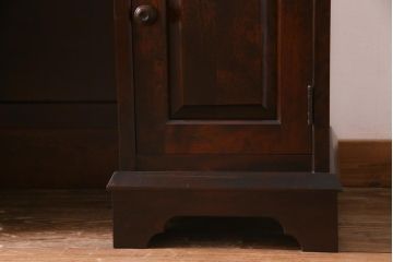 絶版品!　北海道民芸家具　風格漂う両袖ライティングビューロー(デスク、在宅ワーク、在宅用両袖机)(1)