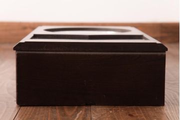レトロ雑貨　SEIKO(セイコー)　ゼンマイ式　21DAY　渋い色味の掛け時計(柱時計、振り子時計)