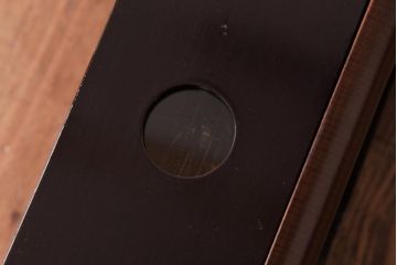 アンティーク雑貨　昭和レトロ　Meiji(明治時計社)　手巻き式　クラシカルな佇まいの掛け時計(柱時計、振り子時計)(2)