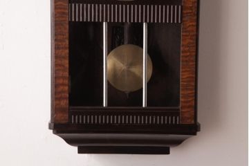 アンティーク雑貨　AIKOSHA(愛工舎)　堀田時計店　CROWNFAN　手巻き式　掛時計(柱時計、壁掛け時計)(R-036465)