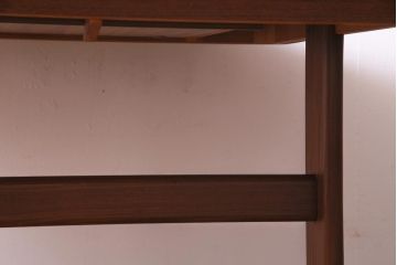 ヴィンテージ家具　G-PLAN(ジープラン) 北欧家具　チーク材　オーバル型のシンプルなエクステンションテーブル(ダイニングテーブル、ビンテージ)
