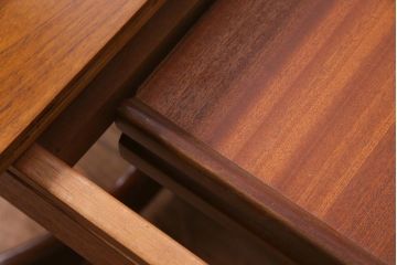 ヴィンテージ家具　G-PLAN(ジープラン) 北欧家具　チーク材　オーバル型のシンプルなエクステンションテーブル(ダイニングテーブル、ビンテージ)