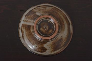 人間国宝　島岡達三　象嵌赤絵　草花文コーヒーセット(カップ&ソーサー、クリーマー、シュガーポット)