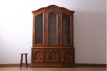 中古　DREXEL HERITAGE(ドレクセルヘリテイジ)　CABERNET(カベルネ)　キュリオケース(飾り棚)(定価約110万円)