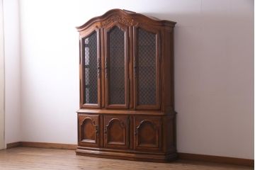 中古　DREXEL HERITAGE(ドレクセルヘリテイジ)　CABERNET(カベルネ)　キュリオケース(飾り棚)(定価約110万円)