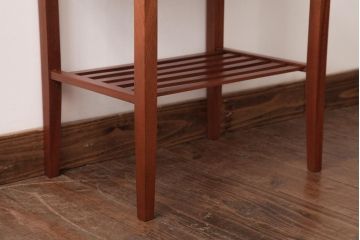 ヴィンテージ家具　北欧ビンテージ家具　Vanson　チーク材　おしゃれなサイドテーブル(飾り台)