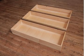 中古　北海道民芸家具　リメイク　シックな雰囲気漂うローチェスト(引き出し、テレビボード)(2)