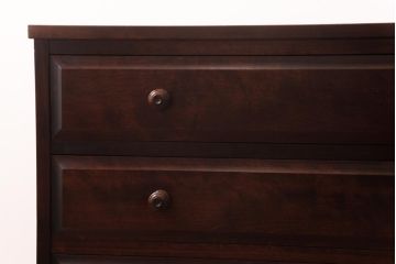 中古　北海道民芸家具　リメイク　シックな雰囲気漂うローチェスト(引き出し、テレビボード)(2)