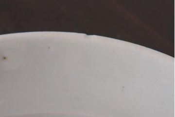 アンティーク雑貨　江戸期　牡丹の図　染付皿3枚セット(和食器)(R-036512)