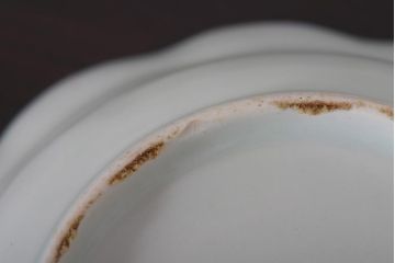 アンティーク雑貨　古伊万里　江戸期の染付皿2枚セット(和食器)(R-036515)