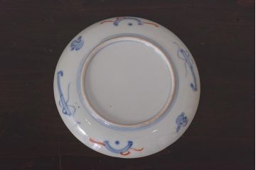アンティーク雑貨　明治期　色絵　伊万里　6寸5分皿2枚セット(和食器)(R-036520)