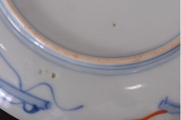 アンティーク雑貨　明治期　色絵　伊万里　6寸5分皿2枚セット(和食器)(R-036520)