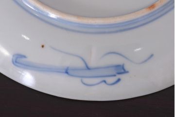 アンティーク雑貨　明治期　色絵　伊万里　6寸5分皿2枚セット(和食器)(R-036522)