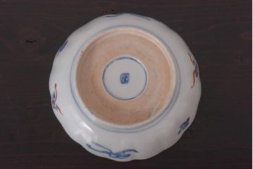 アンティーク雑貨　明治期　伊万里　色絵　なます皿2枚セット(和食器)(R-036523)