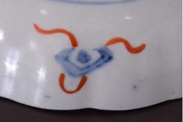 アンティーク雑貨　明治期　伊万里　色絵　なます皿2枚セット(和食器)(R-036524)