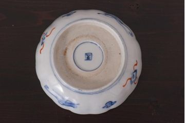 アンティーク雑貨　明治期　伊万里　色絵　なます皿2枚セット(和食器)(R-036524)