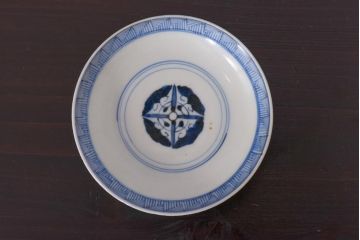 アンティーク雑貨　江戸期　伊万里　鳳凰　蓋付き茶碗2客セット(和食器)(R-036528)