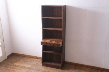 【O様ご決済用】ラフジュ工房オリジナル　古材使用　薄型ブックシェルフ2台