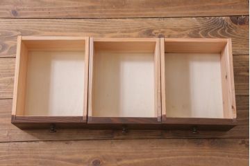 【O様ご決済用】ラフジュ工房オリジナル　古材使用　薄型ブックシェルフ2台