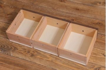 【O様ご決済用】ラフジュ工房オリジナル　古材使用　薄型ブックシェルフ2台