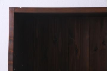 【O様ご決済用】ラフジュ工房オリジナル　古材使用　薄型ブックシェルフ2台