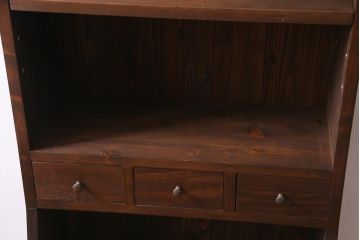 【O様ご決済用】ラフジュ工房オリジナル　古材使用　薄型ブックシェルフ2台