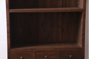 【O様ご決済用】ラフジュ工房オリジナル　古材使用　薄型ブックシェルフ2台