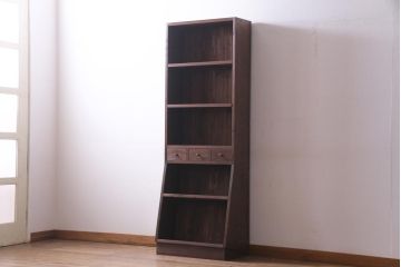 【O様ご決済用】ラフジュ工房オリジナル　古材使用　薄型ブックシェルフ2台