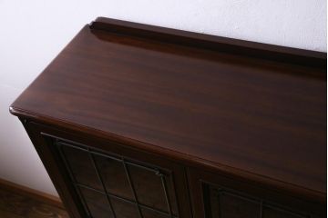 ビンテージ家具　神戸洋家具　メープル不二屋　高級感漂うクラシカルなサイドボード(収納棚)(定価約59万円)