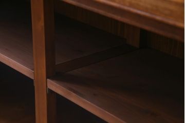 アンティーク家具　大正昭和初期　栓材　大正ロマン薫るノスタルジックな重ねキャビネット(収納棚、戸棚、食器棚、ショーケース)