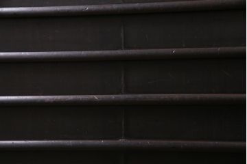 アンティーク建具　和製アンティーク　ワンランク上の和の空間を演出する万本格子戸3枚セット(引き戸、建具)(R-036544)