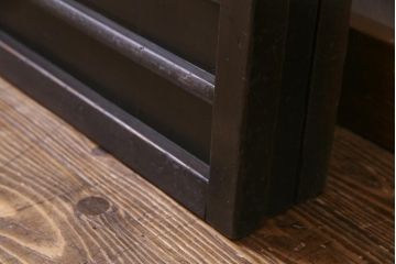 アンティーク建具　和製アンティーク　ワンランク上の和の空間を演出する万本格子戸3枚セット(引き戸、建具)(R-036544)