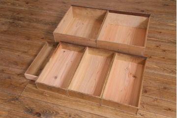 アンティーク家具　大正昭和初期　天板リメイク　天板をカウンターとして使える便利な収納棚(作業台、戸棚)