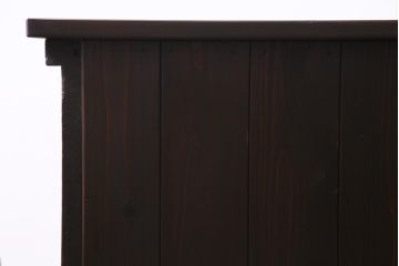 アンティーク家具　大正昭和初期　天板リメイク　天板をカウンターとして使える便利な収納棚(作業台、戸棚)