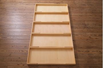 当店リメイク家具　北海道民芸家具　テレビ台　落ち着いた雰囲気が魅力的な2wayリビングボード(衣装箪笥、収納棚)