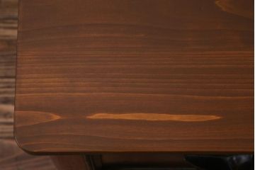 アンティーク家具　和製アンティーク　天板リメイク　桃の取っ手の箪笥ローチェスト(ローボード、テレビ台、タンス)(R-036557)