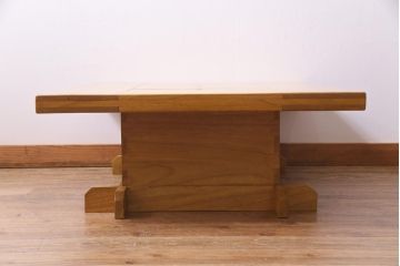 和製アンティーク家具　昭和レトロ　上品な和の雰囲気漂う座卓(テーブル、関西火鉢、囲炉裏)