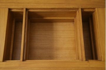 和製アンティーク家具　昭和レトロ　上品な和の雰囲気漂う座卓(テーブル、関西火鉢、囲炉裏)