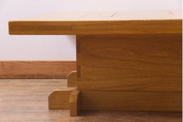 和製アンティーク家具　昭和レトロ　上品な和の雰囲気漂う座卓(テーブル、関西火鉢、囲炉裏)