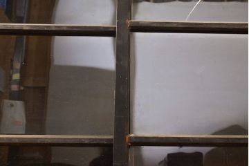 アンティーク家具　シックな黒塗りサイドボード(飾り棚)(R-036572)
