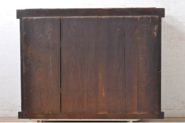 和製アンティーク　和空間を盛り上げる四尺水屋箪笥(サイドボード、食器棚、収納棚、キャビネット)(R-036584)