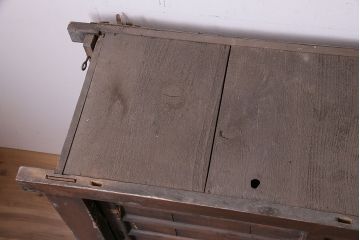 アンティーク家具　木味が魅力の四尺水屋箪笥(サイドボード、食器棚、収納棚)(R-036594)
