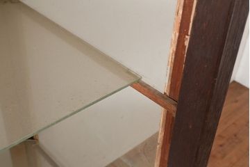 アンティーク家具　特大サイズのガラスケース(ショーケース、飾り棚)(R-036598)