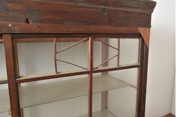 アンティーク家具　特大サイズのガラスケース(ショーケース、飾り棚)(R-036598)