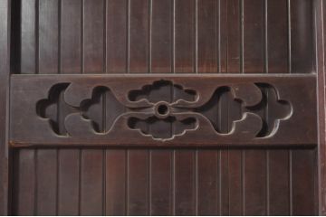 和製アンティーク　一本物　存在感抜群の六尺水屋箪笥(キャビネット、収納棚、戸棚、食器棚)(R-036599)
